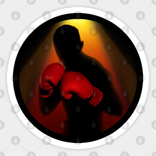 Boxing Sticker by T-Shirts Zone